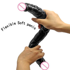 ビッグアナルコック女性ブラックホースカップルマンディンゴダブルエンドディルド - Product Image 5