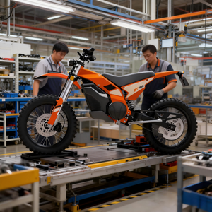 Vélo de <span class=keywords><strong>montagne</strong></span> électrique haute puissance 72V, moteur central 6000W, véhicule tout-terrain, dirt bike - Product Image 4