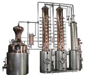 KOSUN 100l 300l 500l Craft Still Copper Stills Distillery 500 Liter Hobby