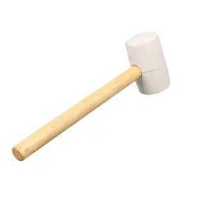 16oz Holzgriff weicher Hammer weißer Gummi hammer