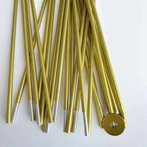Postes de Carpa de Aluminio Ligeros, Resistentes, Flexibles y Fáciles de Montar para Campamentos y Aventuras <span class=keywords><strong>al</strong></span> Aire Libre - Product Image 2