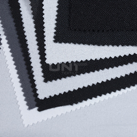 Interlining tissé à double point 30D 50D 100D 100% polyester PA PES, interlining adhésif thermocollant