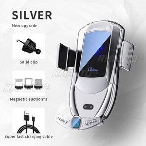 ที่ชาร์จโทรศัพท์ในรถยนต์แบบไร้สาย 40W พร้อมที่ยึดโทรศัพท์ ชาร์จเร็วพิเศษ หมุนอัตโนมัติ กระจกเงา - Product Image 6