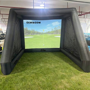Simulateur de golf gonflable portable Cile Premium, imperméable, durable, facile à installer, usage domestique et commercial, tension universelle - Product Image 1