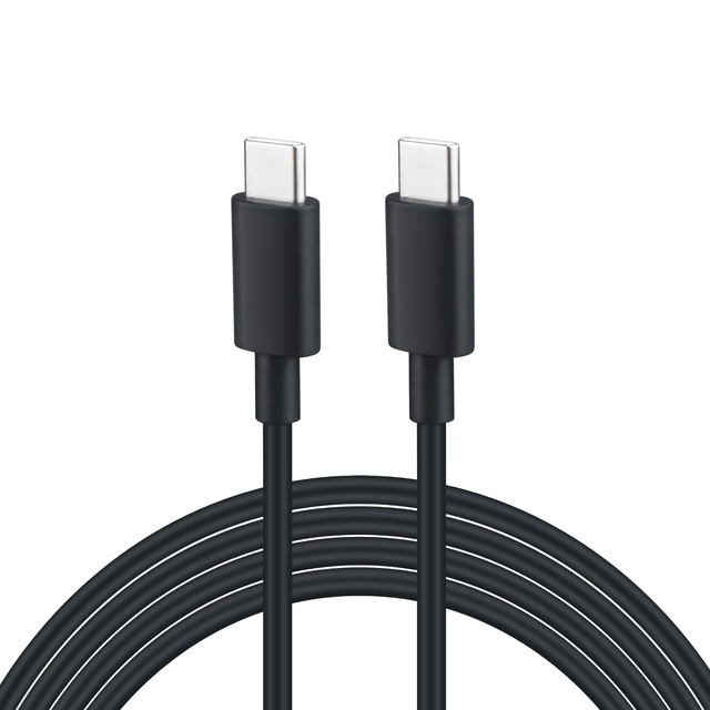 TPE Soft Material 1M 2M USB C Cable 5A 100W Fast Charging Cable for Mobile Phone Laptop Charger USB Type C to Type C Cable