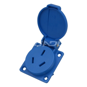 Yuadon CN/AUS 16A 250V 3 lỗ ổ cắm chống thấm nước IP44 ngoài trời Vườn thang máy Ổ cắm điện kết nối - Product Image 2