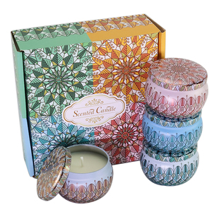 Luxury Fragrance <strong>Round</strong> Metal Tin Box White Scented <strong>Candles</strong> Private Label Gift Box Jar - Product Image 6