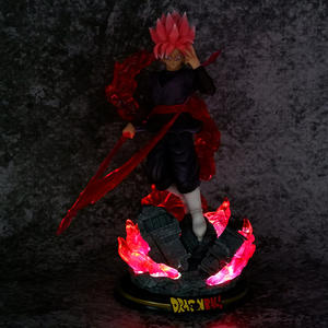 28cm Dragon Balls Z Zamasu y Pink <span class=keywords><strong>Goku</strong></span> PVC figura de acción de dibujos animados juguete con Base de luz colección modelo juguetes para niños - Product Image 3