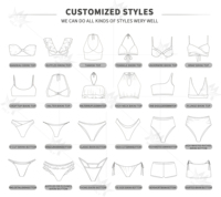 Op maat gemaakte doorschijnende rok tankini badkleding voor moeder en dochter, volwassen tiener