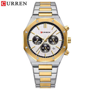 CURREN 8440 Montre à quartz pour homme de haute qualité avec bracelet en acier, chronographe, calendrier, montres de business pour homme, Relojes Para Hombres - Product Image 4