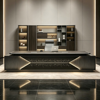 Bureaux de direction modernes en forme de L, écologiques, avec rangement en MDF, solution de mobilier de bureau tout-en-un modulaire