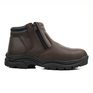S3 haute qualité acier orteil industriel résistant à l'acide <span class=keywords><strong>Rangers</strong></span> bottes de travail chaussure de sécurité marron bottes de sécurité hommes bottes de travail - Product Image 1