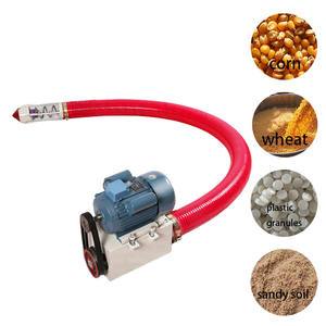 Machine d'aspiration de céréales flexible à spirale pour le béton, les granulés, le plastique et la farine – Convoyeur à vis - Product Image 1