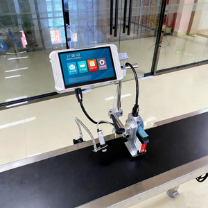 מכונת קידוד תאריכים אוטומטית לחלוטין לבקבוקים וקרטונים, מדפסת הזרקת דיו עם מסוע - Product Image 4