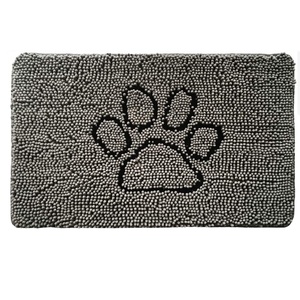 Chenille Fuß matte, Mikrofaser-Hunde tür matte, langlebig, schnell trocknend, wasch bar, Schmutz verhindern, Ihr Haus sauber halten - Product Image 1