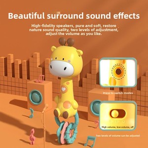 Juguete Sensorial de Plástico Suave con Música y Luz para Bebés, Sonajero de Animales de Dibujos Animados, Juego de Regalo para Niños - Product Image 5