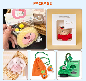 Peluche di Animali Morbidi, Gatti e Cani, Giocattoli di Lusso Personalizzati 3D Hello Kitty, Portachiavi Personalizzati - Product Image 6
