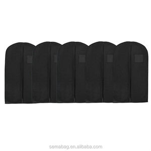 Thiết kế logo tùy chỉnh Treo Túi may phía trước túi thoáng khí không dệt chống bụi thân thiện với môi trường phù hợp với trang phục che du lịch dây kéo - Product Image 5