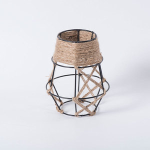 Xuheng Hemp <b>Rope</b> Lampshade Led Industrial Style Hanging <b>Light</b> Fixture For Bars Guesthouses Clothing Stores Decorative Lighting - Product Image 4