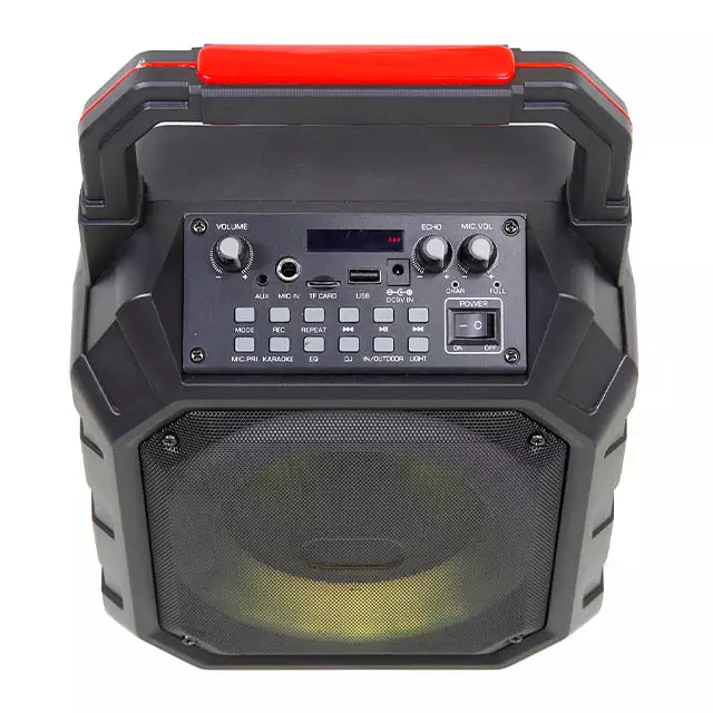 T OEM Manufacturer 6.5 Inch Portable Wireless Bluetooth DJ Bass Party Speaker With USB/TF Card Input/FM Radio