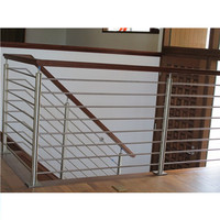 DAIYA intérieur rampes d'escalier en acier avec intérieur rampes d'escalier de garde-corps en acier inoxydable