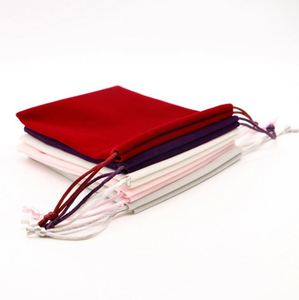 Small MOQ Velvet Jewelry Packing <b>Bag</b> with <b>Silver</b> Gold Stamp Logo - Product Image 2