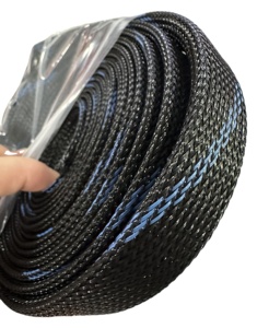 Gaine tressée flexible extensible de protection de câble de manchon de câble de peau de serpent - Product Image 1