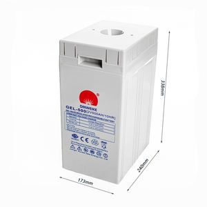 태양열 시스템 용 고효율 <span class=keywords><strong>2V</strong></span> 500ah 딥 사이클 젤 납산 배터리 <span class=keywords><strong>VRLA</strong></span> 충전식 태양열 저장 배터리 - Product Image 5