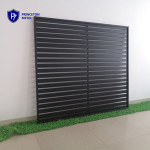 Eleganter Horizontaler Aluminium-Sichtschutz und Spalier für den Außenbereich mit 3D-Modellierungsqualität und Außentoren - Product Image 3