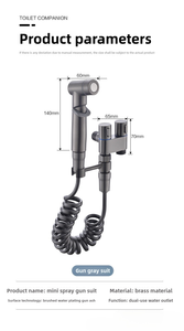 Опрыскиватель для биде из нержавеющей стали - Product Image 5