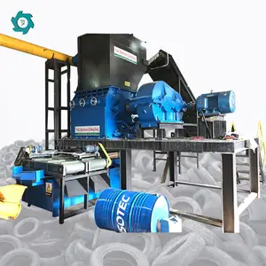 CE-approved Automatic Tyre Recycling Rubber Crumb Equipment Waste Tire Shredding Machine Production Line