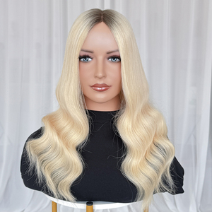 Ready to Ship Glueless <b>Wigs</b> Light Blonde Virgin Human Hair <b>Wigs</b> 5x5 Mono Top Human Hair <b>Wigs</b> for Women Hair Loss - Product Image 2