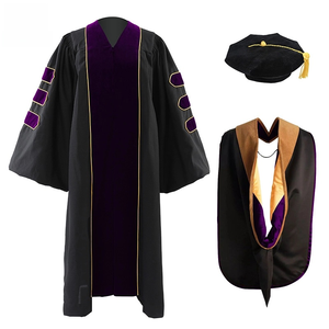 Túnicas de Graduación Académica Personalizadas, 100% Poliéster, Tela Mate, para Uso Escolar, Unisex, Adultos - Product Image 1