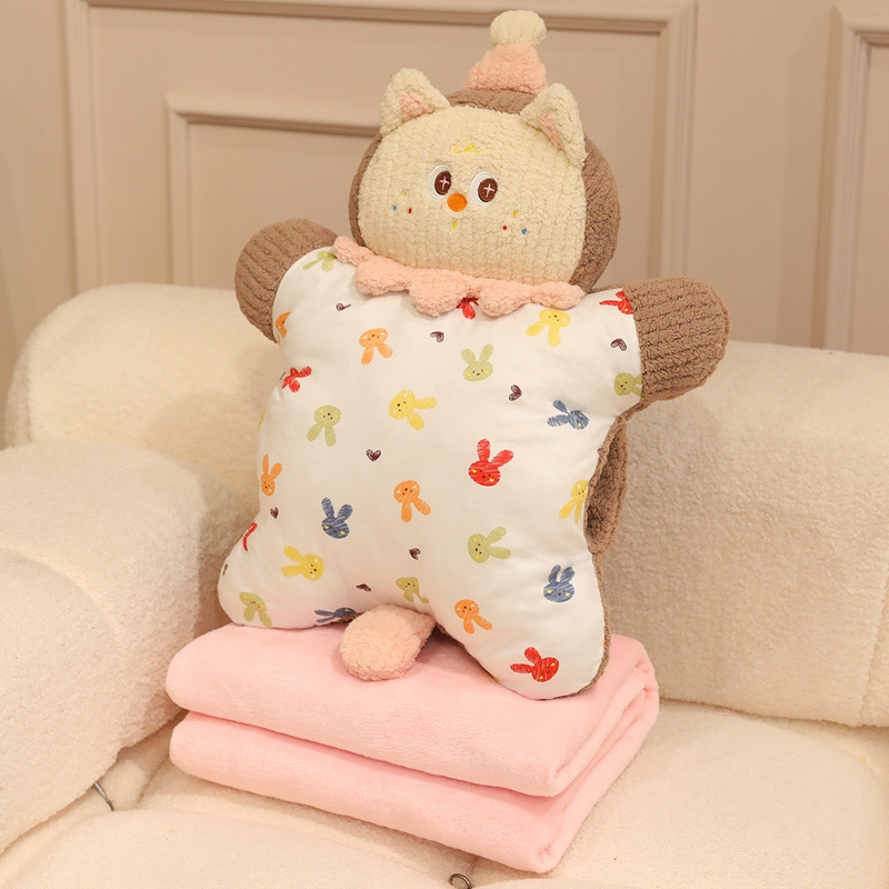 Blanket Pillow Set(55*40cm, 100*170cm, 640g)