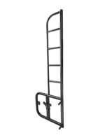 Approvisionnement d'usine 2-en-1 RV Échelle arrière extérieure et porte-pneu Caravane RV Pièces avec accessoire de volant