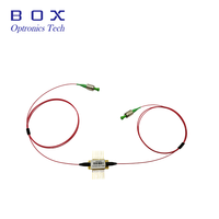 Amplificateur optique semi-conducteur SOA monomode 1064 nm, gain élevé de 30 dB, puissance de sortie saturée de 15 dBm, connecteur FC/APC