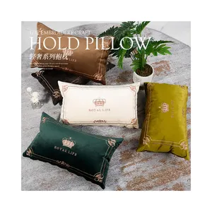 Light luxury Designed Decorative Throw Pillow sofa back cushion Skin Friendly Fabric bed headrest pillow case without core