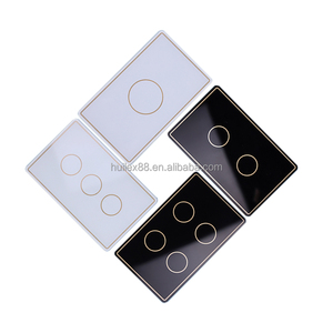 Disesuaikan kualitas tinggi 1.5 mm-3.0 mm ketebalan pencahayaan hotel kontrol panel kaca saklar sentuh pabrik - Product Image 1