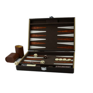 Vendita calda di Lusso Regali di Cuoio Backgammon Dama Gioco Set Internazionale backgammon - Product Image 2
