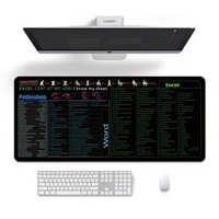 Tapis de souris carré personnalisé multi-tailles en caoutchouc naturel antidérapant, souple et portable, multicolore, style bureau, transfert thermique, en stock