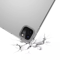 Antichoc quatre coins résistant aux chutes Flexible doux Transparent clair TPU Ultra mince couverture de tablette pour ipad Pro 11 2020 2021