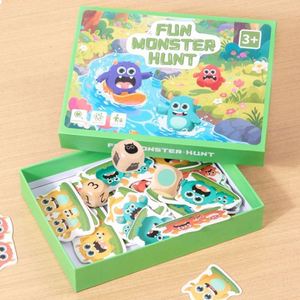 Jeu de table pour enfants : Lancer les dés et coursez pour trouver des monstres assortis en fonction des motifs de couleurs, de formes et de chiffres - Product Image 5