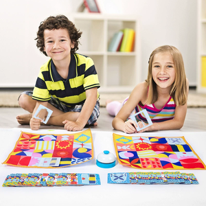 Juguetes de mesa de batalla cognitiva de colores innovadores de educación temprana al por mayor, juegos a juego, ropa, juguete de bricolaje, juego de maestro a medida - Product Image 2