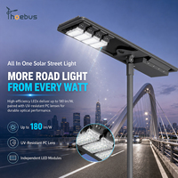Lampadaire solaire LED tout-en-un haute luminosité 30W IP66 DC pour projets d'ingénierie municipale