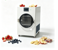 Huishoudelijke machine voor het maken van fruit- en groentechips, commercieel professioneel en voor thuisgebruik, kleine schaal lyofilisator.