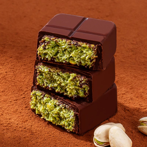 OEM/ODM Chocolate de Dubái con Relleno de Pistacho 70g 200g Barra de Chocolate Negro 120g Bombona de Chocolate con Trufas - Product Image 1