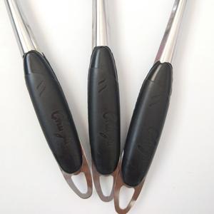 Cuchara de sopa negra de mango largo C117, cuchara para olla caliente, producto de tienda de dos yuanes, cuchara de sopa de mango largo, un yuan. - Product Image 2