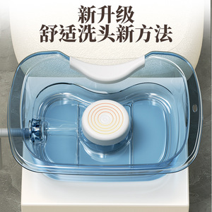 Bassin de shampooing gonflable en gros direct d'usine pour le pliage d'évier de lavage de cheveux de soins aux patients - Product Image 2