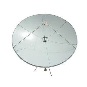 C banda 180 centímetros 6ft foco principal antena parabólica com pólo montar antena prato