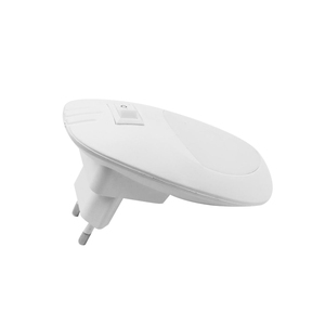 <strong>LED</strong> 0.6W White Night <strong>Light</strong> for Bedroom Modern Design with 220V Europe <strong>Plug</strong> and Switch 6000K - Product Image 3